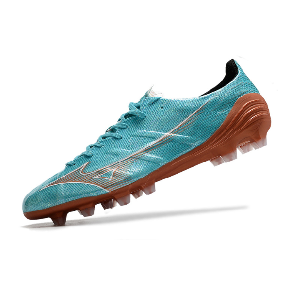 Chuteira Campo Mizuno Alpha FG Azul Claro - VENI Futebol