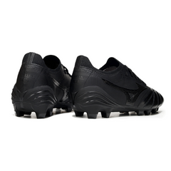 Scarpa da calcio Mizuno Morelia Neo IV Elite nera per terreni compatti FG
