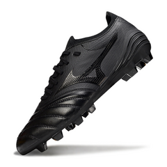 Scarpa da calcio Mizuno Morelia Neo IV Elite nera per terreni compatti FG