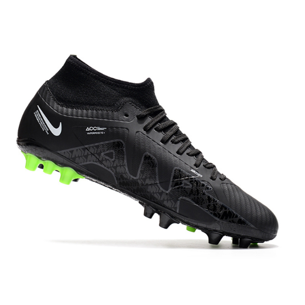 Chuteira Campo Nike Zoom Mercurial Superfly 9 Academy AG Black Pack - VENI Futebol