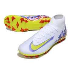 Nike Air Zoom Mercurial Superfly 10 Academy White Purple and Red Artificial Ground AG Football Boot