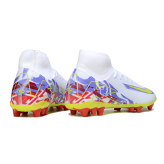 Nike Air Zoom Mercurial Superfly 10 Academy White Purple and Red Artificial Ground AG Football Boot