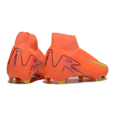 Botas de fútbol Nike Air Zoom Mercurial Superfly 10 Academy Naranja y Amarillo para Terreno Firme (FG)