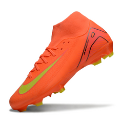Botas de fútbol Nike Air Zoom Mercurial Superfly 10 Academy Naranja y Amarillo para Terreno Firme (FG)