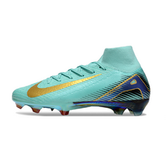 Botas de fútbol Nike Air Zoom Mercurial Superfly 10 Elite Light Blue Firm Ground FG