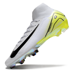 Nike Air Zoom Mercurial Superfly 10 Elite White and Light Green Firm Ground FG Football Boot