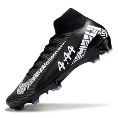 Scarpa da calcio Nike Air Zoom Mercurial Superfly 10 Elite nera e bianca per terreni compatti FG