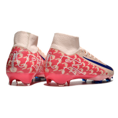 Nike Air Zoom Mercurial Superfly 10 Elite Pink and Blue Firm Ground FG Football Boot