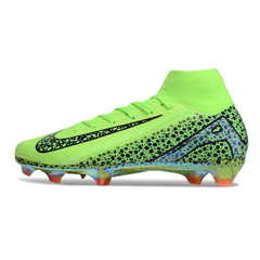 Nike Air Zoom Mercurial Superfly 10 Elite Green and Black Firm Ground FG Football Boot
