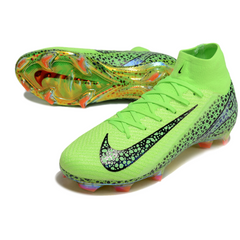Nike Air Zoom Mercurial Superfly 10 Elite Green and Black Firm Ground FG Football Boot