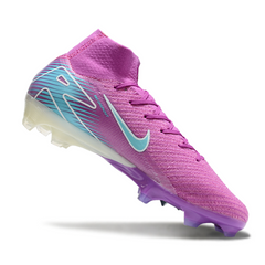 Botas de fútbol Nike Air Zoom Mercurial Superfly 10 Elite FG para terreno firme, color morado y azul