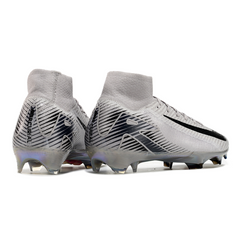 Scarpa da calcio Nike Air Zoom Mercurial Superfly 10 Elite grigia per terreni compatti FG