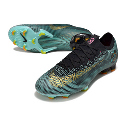 Nike Zoom Mercurial Vapor 13 Elite Black and Green Firm Ground FG Football Boot