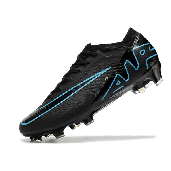 Chuteira Campo Nike Zoom Mercurial Vapor 15 Elite FG Preta e Azul - VENI Futebol