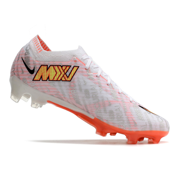 Chuteira Campo Nike Zoom Mercurial Vapor 15 Elite FG Prata e Laranja - VENI Futebol