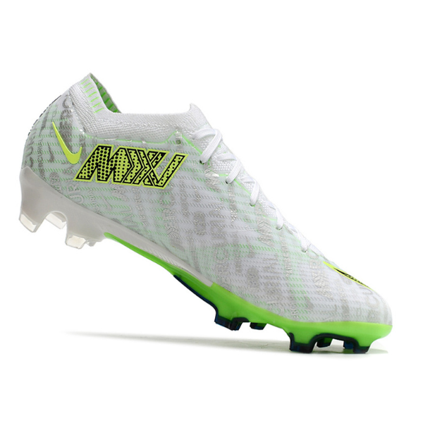 Chuteira Campo Nike Zoom Mercurial Vapor 15 Elite FG Prata e Verde - VENI Futebol