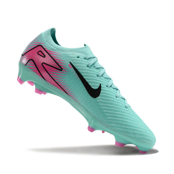Chuteira Campo Nike Air Zoom Mercurial Vapor 16 Elite FG Azul Claro e Rosa - VENI Futebol