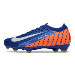 Scarpa da calcio Nike Air Zoom Mercurial Vapor 16 Elite blu e arancione per terreni compatti FG