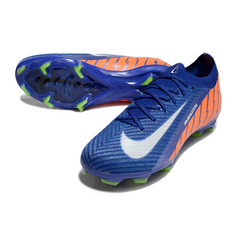 Scarpa da calcio Nike Air Zoom Mercurial Vapor 16 Elite blu e arancione per terreni compatti FG