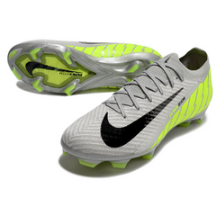 Scarpa da calcio Nike Air Zoom Mercurial Vapor 16 Elite FG grigia e verde per terreni compatti