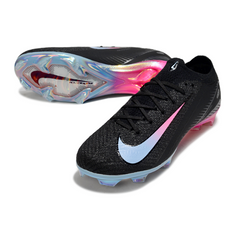 Nike Air Zoom Mercurial Vapor 16 Elite Black Light Blue and Pink Firm Ground FG Football Boot