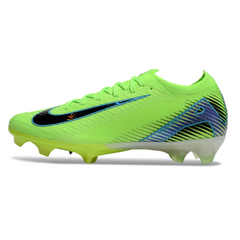 Botas de fútbol Nike Air Zoom Mercurial Vapor 16 Elite Verde y Azul Claro para Terreno Firme (FG)