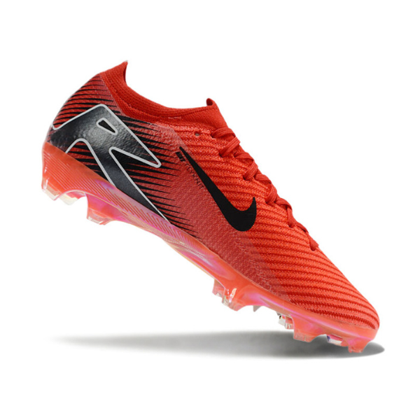 Chuteira Campo Nike Air Zoom Mercurial Vapor 16 Elite FG Vermelha e Preta - VENI Futebol