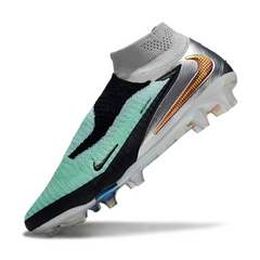Nike Phantom 6 DF Elite Light Green and Silver Firm Ground FG Football Boot