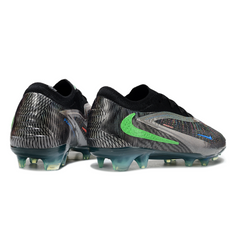 Nike Phantom 6 Elite Black and Gray Firm Ground FG Football Boot