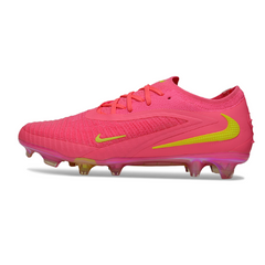 Nike Phantom 6 Elite Pink and Green Firm Ground FG Football Boot