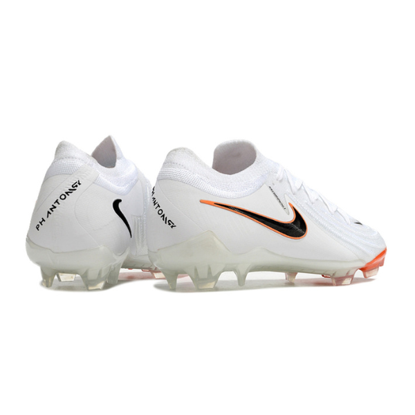 Chuteira Campo Nike Phantom GX2 Elite FG Branca e Laranja - VENI Futebol
