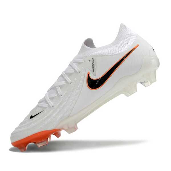 Chuteira Campo Nike Phantom GX2 Elite FG Branca e Laranja - VENI Futebol