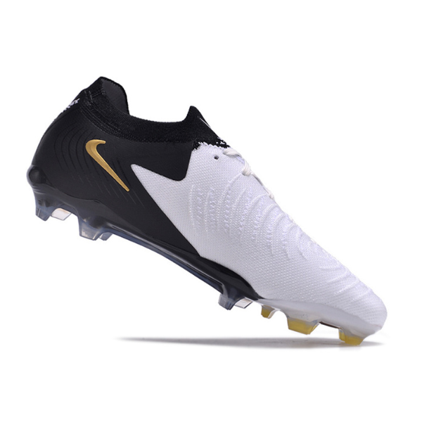 Chuteira Campo Nike Phantom GX2 Elite FG Branca e Preta - VENI Futebol