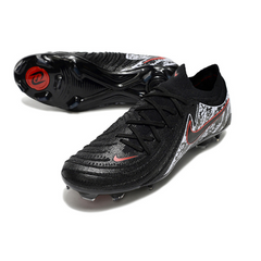 Chuteira Campo Nike Phantom GX2 Elite FG Preta, Branca e Vermelha - VENI Futebol