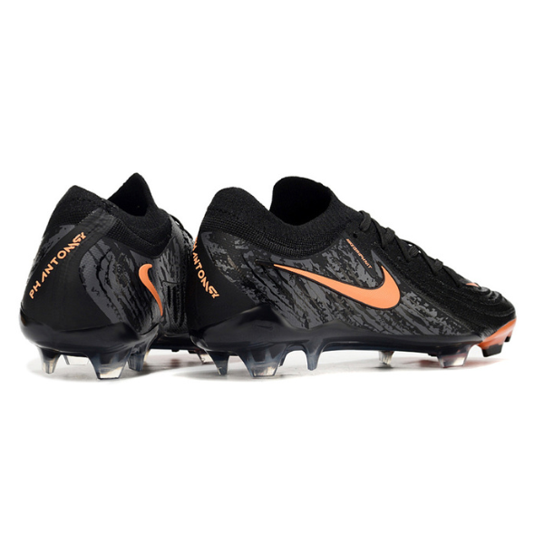 Chuteira Campo Nike Phantom GX2 Elite FG Preta e Laranja - VENI Futebol