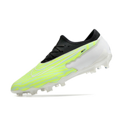 Chuteira Campo Nike Phantom GX Academy FG Branca, Verde e Preta - VENI Futebol