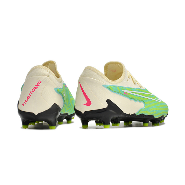 Chuteira Campo Nike Phantom GX Academy FG Verde e Branca - VENI Futebol