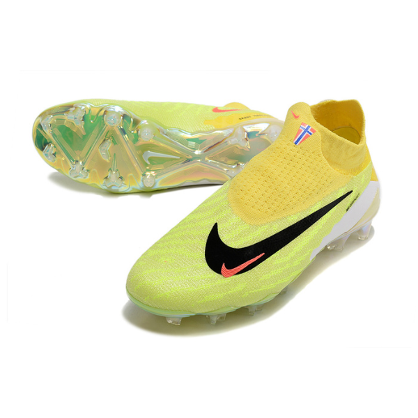 Chuteira Campo Nike Phantom GX Elite DF FG Amarela Force 9 Haaland Pack - VENI Futebol