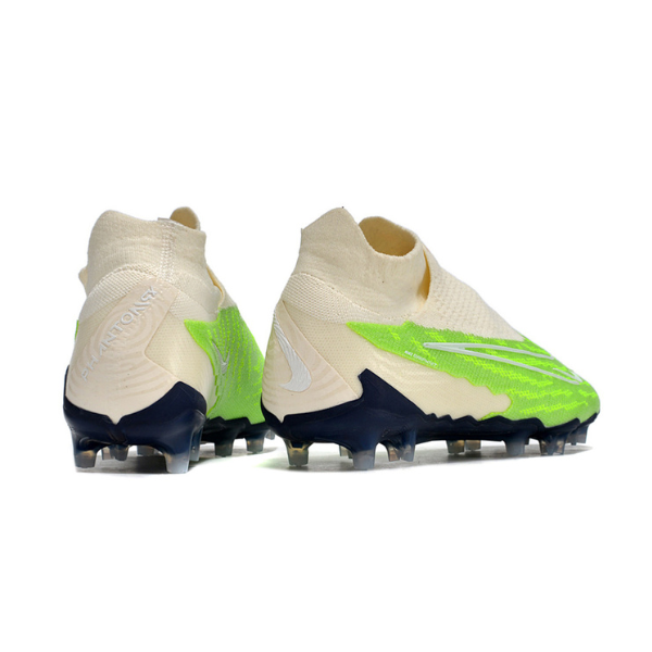 Chuteira Campo Nike Phantom GX Elite DF FG Verde e Branca - VENI Futebol