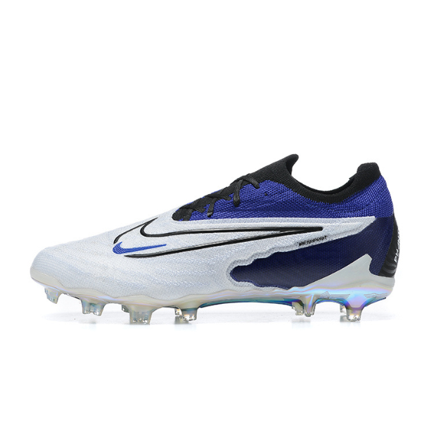 Chuteira Campo Nike Phantom GX Elite FG Branca,Azul e Preta - VENI Futebol