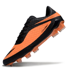 Scarpa da calcio Nike Phantom Hypervenom Elite arancione e nera per terreni compatti FG