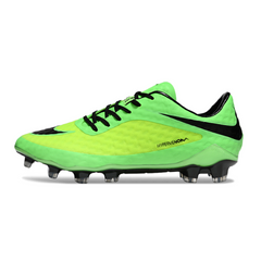 Bota de fútbol Nike Phantom Hypervenom Elite verde para terreno firme (FG)