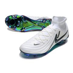 Nike Phantom Luna 2 Elite White and Green Firm Ground FG Football Boot