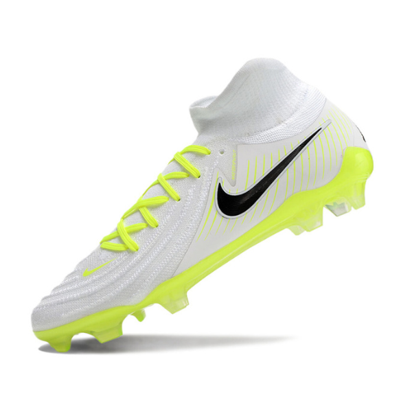 Chuteira Campo Nike Phantom Luna 2 Elite FG Branca e Verde - VENI Futebol