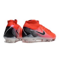 Scarpa da calcio Nike Phantom Luna 2 Elite FG rossa e nera per terreni compatti