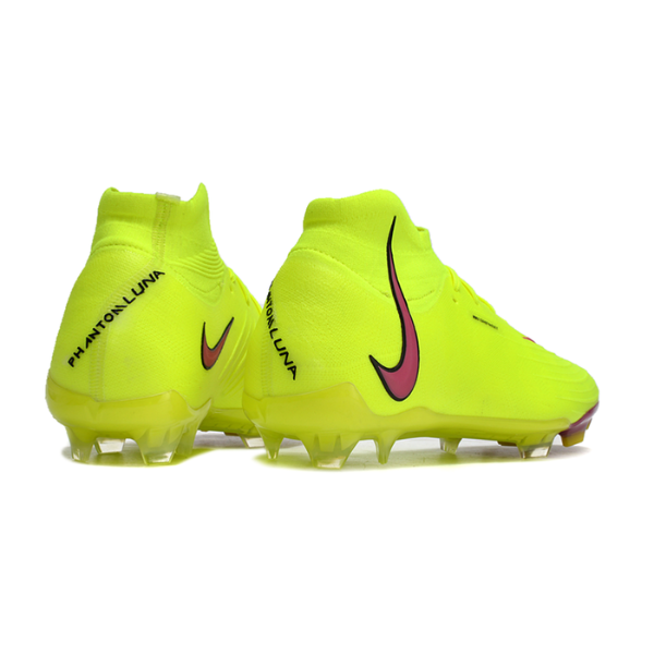 Chuteira Campo Nike Phantom Luna Elite FG Amarela e Rosa - VENI Futebol