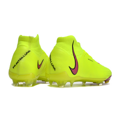 Chuteira Campo Nike Phantom Luna Elite FG Amarela e Rosa - VENI Futebol