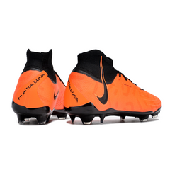 Chuteira Campo Nike Phantom Luna FG Laranja e Preta - VENI Futebol