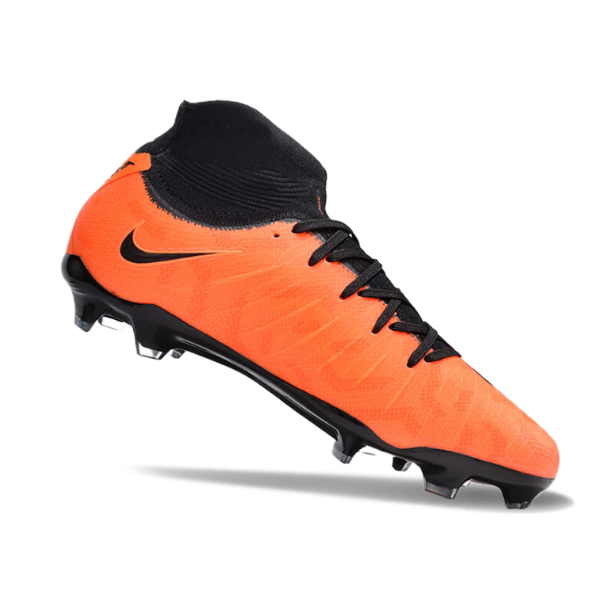 Chuteira Campo Nike Phantom Luna FG Laranja e Preta - VENI Futebol