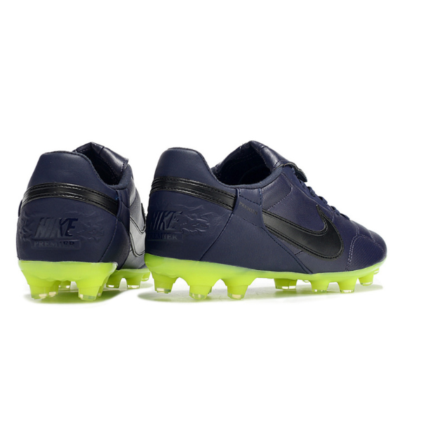 Chuteira Campo Nike Premier 3 FG Azul e Verde - VENI Futebol